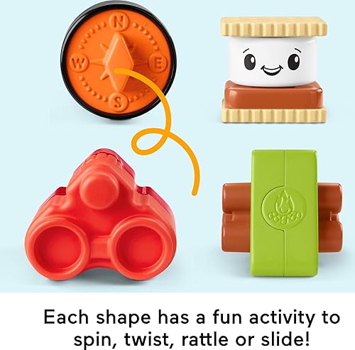 Miniatura 5 de Fisher-Price Shape Sorter S'More Shapes - Tienda de campaña para bebés de 6 años en adelante