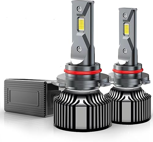 XIPHOER Bombillas LED 9006 HB4 2024, 24000 lúmenes, 600% más brillantes, listas para Canbus, tamaño 11 6000 K, repuesto halógeno blanco, luz