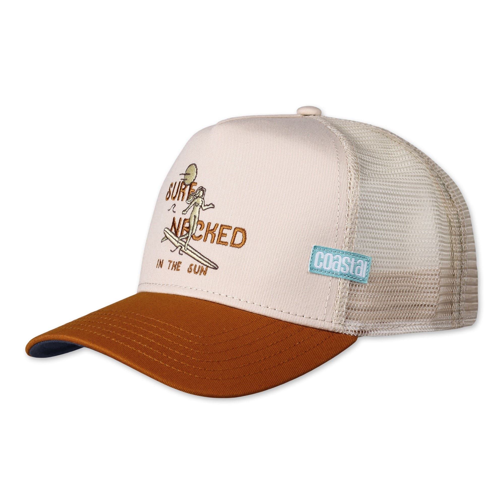 Coastal Surf Naked III Sand/Khaki Trucker Cap