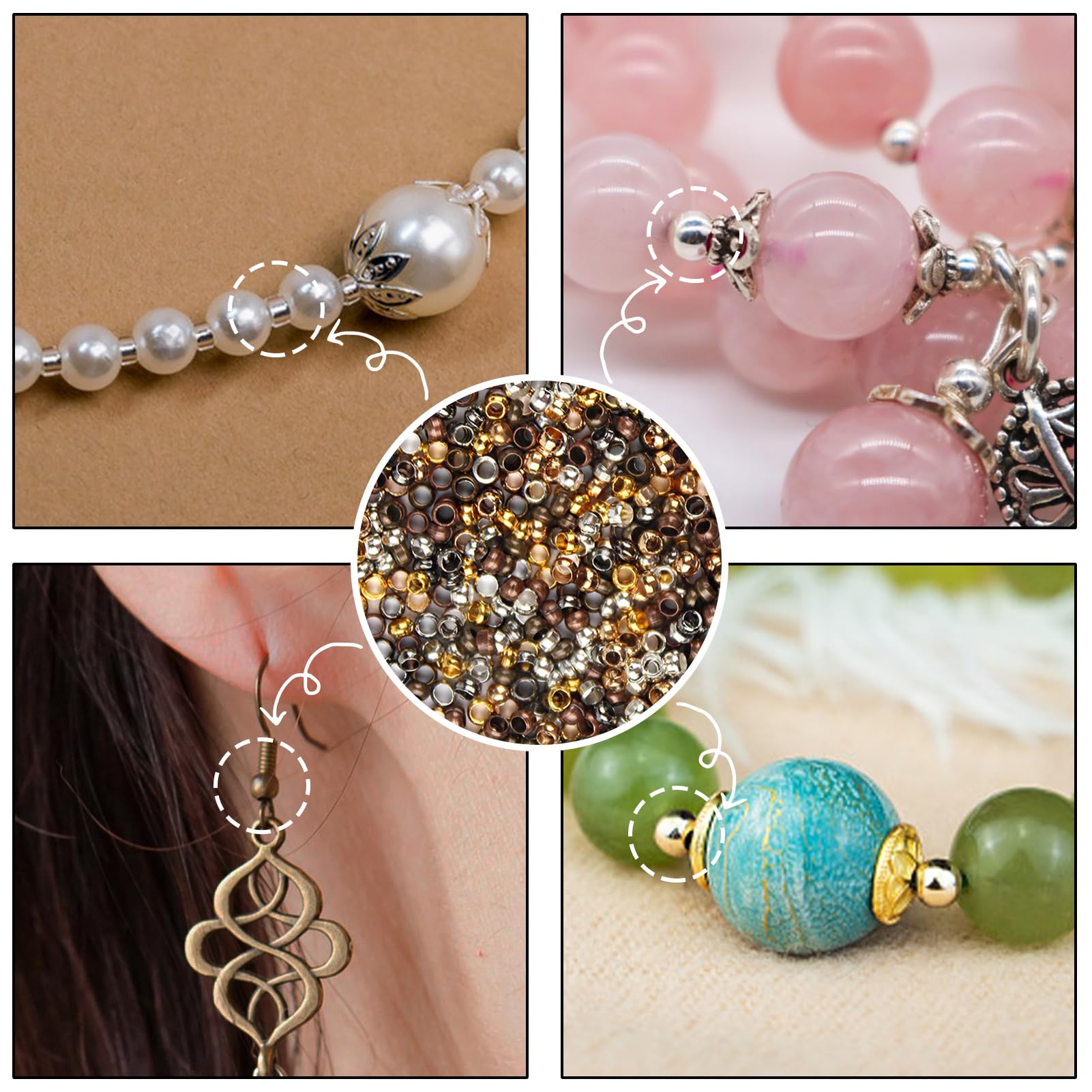 60 Breloques Coquillage/étoile De Mer - 15 Styles, émail Métal - Pour Bijoux DIY, Thème Plage/été