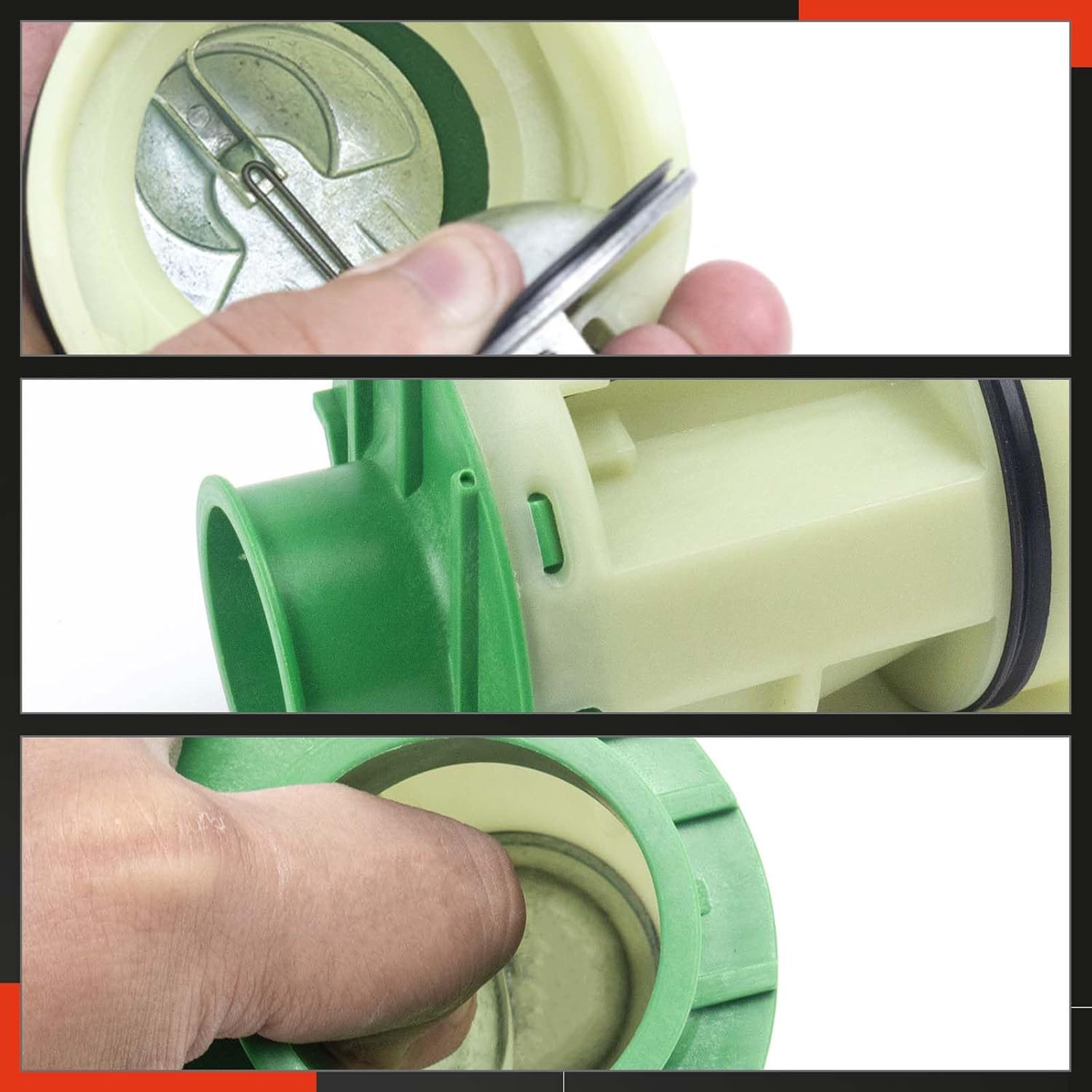 Fuel Filler Tube Neck Housing w/Diesel Gas Cap Fit for Dodge Ram 1500 2014-2019 Ram 2500/3500 2010-2012 Diesel Engine - Replace# 52029931AD, 52122665AE, 52029561AA