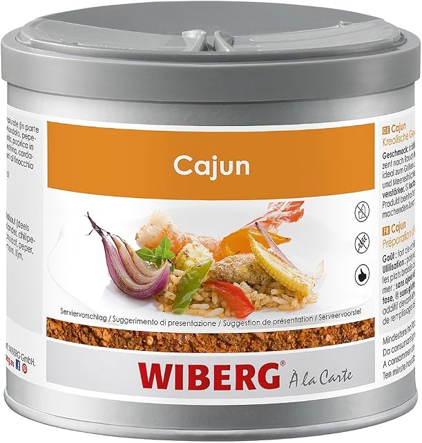 Wiberg Przyprawa Cajun 280 g w pudełku aromatyzującym