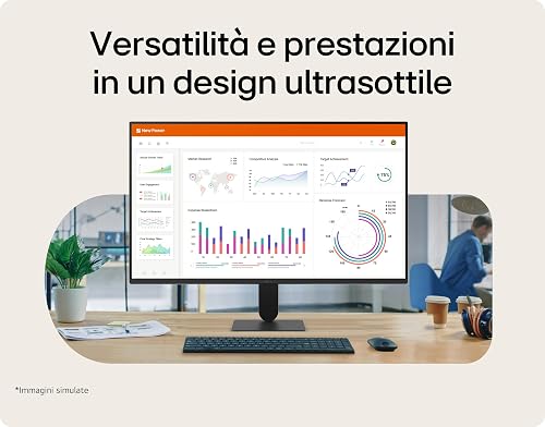 LG 27U411B Monitor 27" Full HD (1920x1080) IPS 144Hz, 1ms MBR, HDR10, FreeSync Premium, sRGB 99%, HDMI, Schermo Antiriflesso, Design Borderless, Nero - 2