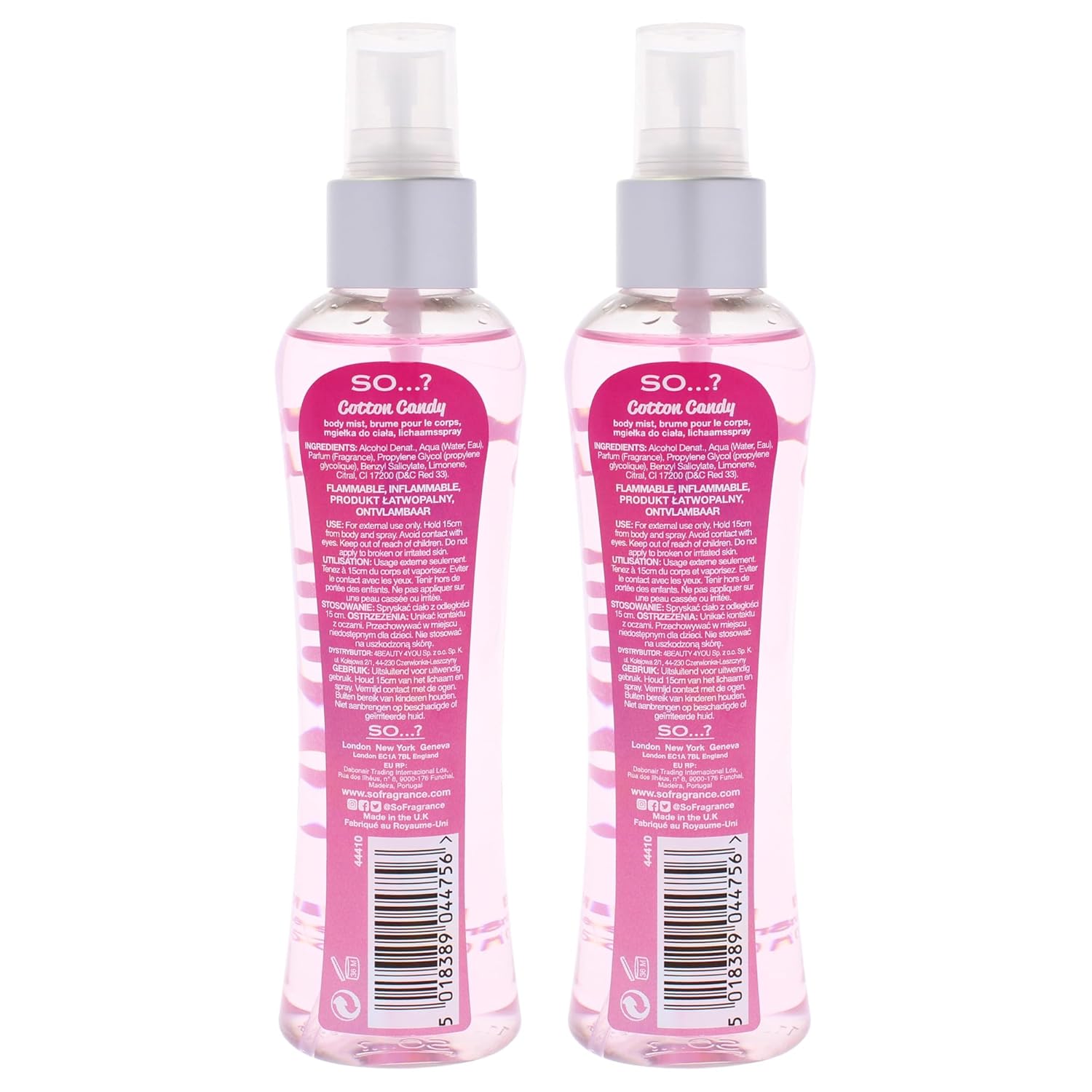 Cotton Candy Body Mist by So…? for Women - 3.5 oz Body Mist - Pack of 2 - Image 7