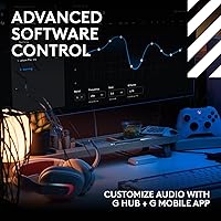 Vista 10 de Logitech G Astro A20 X Lightspeed - Auriculares inalámbricos para juegos para PS5, Xbox, Switch, PC con audio PLAYSYNC de 2 sistemas, Bluetooth