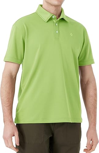 Miniatura 3 de NAVISKIN Polo para hombre, camisas de golf de alto rendimiento, UPF 50+, secado rápido, manga larga y corta, camisas tácticas al aire libre