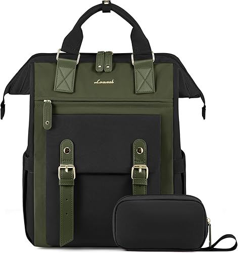 LOVEVOOK Mochila para laptop para mujer, mochila de viaje de trabajo, bolsa de enfermera, bolsa de profesor, médico, viajero, bolsa de computadora
