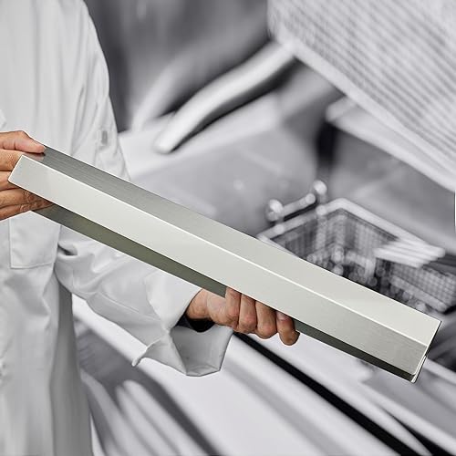 Miniatura 6 de Chef Master 90296 - Conector de tira de acero inoxidable para freidora profunda, resistente al calor, mantiene el aceite, los residuos de alimentos