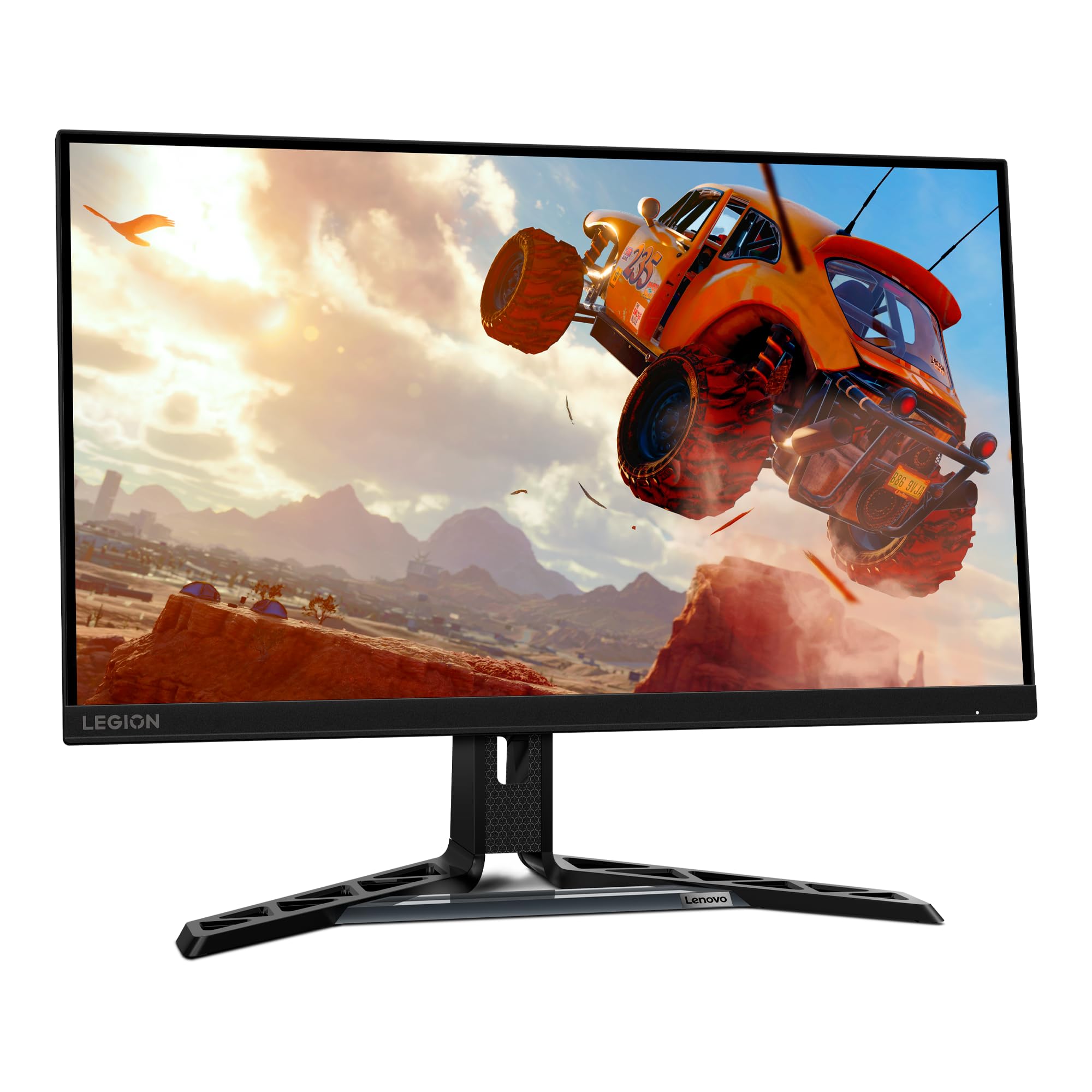 Lenovo Legion R27qe monitor gamingowy 27" QHD 2560 x 1440 | 180 Hz | 450 nitów | czas reakcji 0,5 ms | HDMI | DisplayPort | AMD FreeSync | czarny