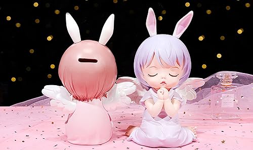 Miniatura 4 de La bonita alcancía de ángel guardián para niñas es un regalo único perfecto, decoración de guardería, recuerdo, regalo de bautismo de bebé o