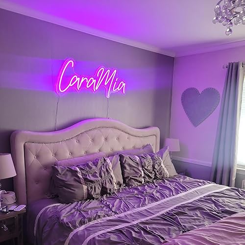 Vista 8 de Letreros de neón personalizados para decoración de pared, letrero de luz LED personalizable para boda, fiesta de cumpleaños, decoración de bar