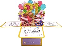 Vista 49 de Tarjeta de cumpleaños número 18 – Tarjeta de cumpleaños encantadora para niñas que cumplen 18 años – Ideal para hijas, nietas y sobrinas