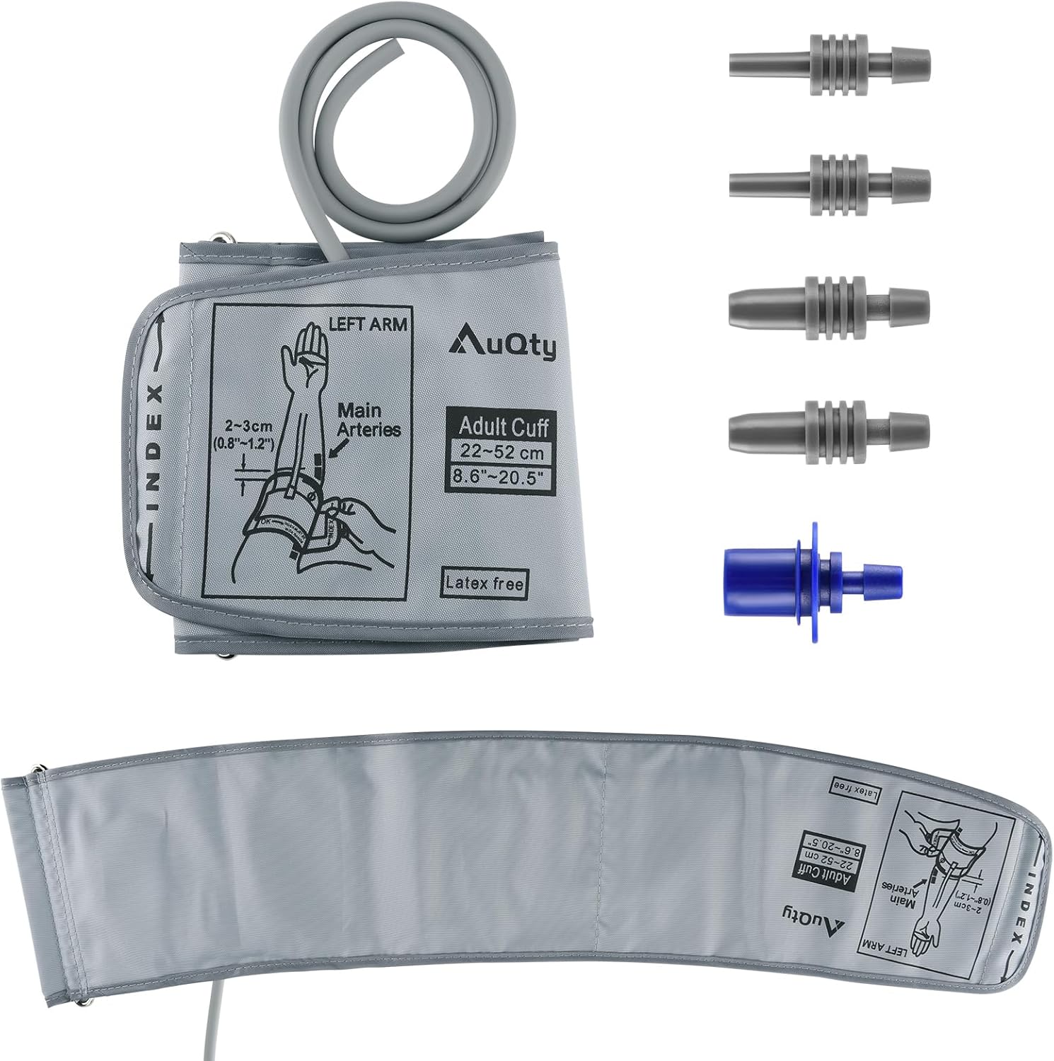 Massive Blood Strain Cuff, 9-21 Inches (22-52CM) BP Cuff Suitable with BP Monitor, Substitute Cuff for Grownup Huge Arm, 5 Connectors (Cuff Solely) Massive Blood Strain Cuff, 9-21 Inches (22-52CM) BP Cuff Suitable with BP Monitor, Substitute Cuff for Grownup Huge Arm, 5 Connectors (Cuff Solely)