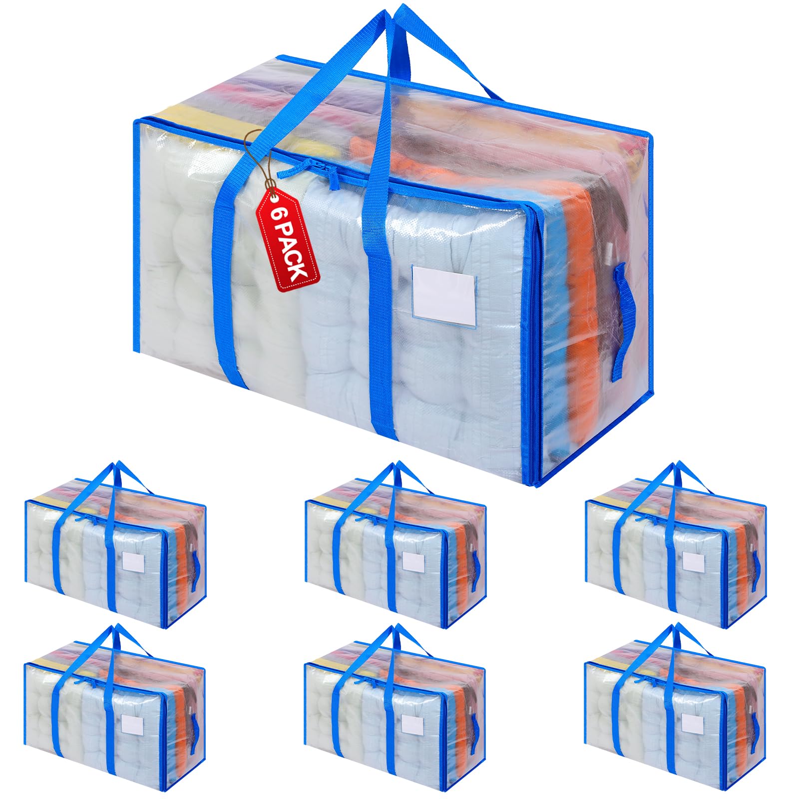 Bolsas de almacenamiento de ropa Dntorx de 105L resistentes para evitar el caos en mudanzas