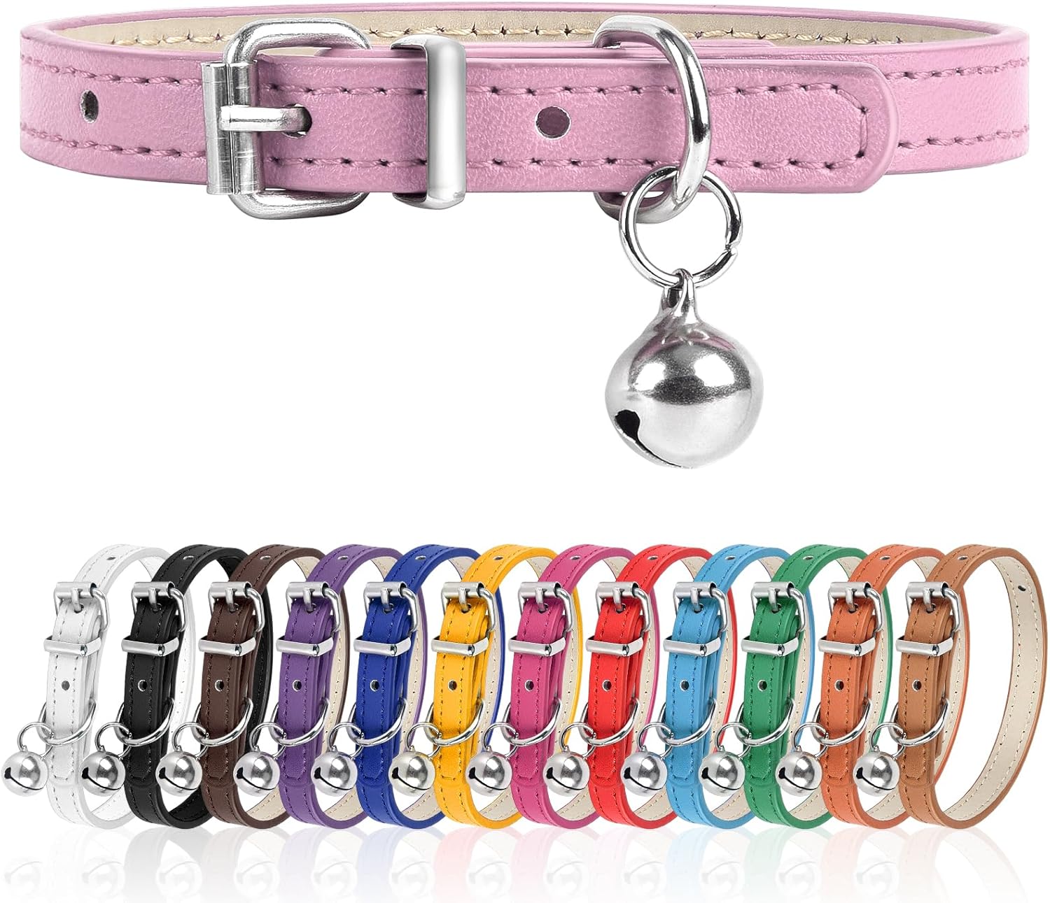 Collar para perro ajustable Engorgio talla S rosa