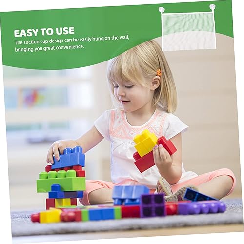 Miniatura 7 de ibasenice 1 juego de bolsa de almacenamiento de baño, bañera de juguete para bebé, juguetes de baño, bolsa de succión de juguete de baño, redes de