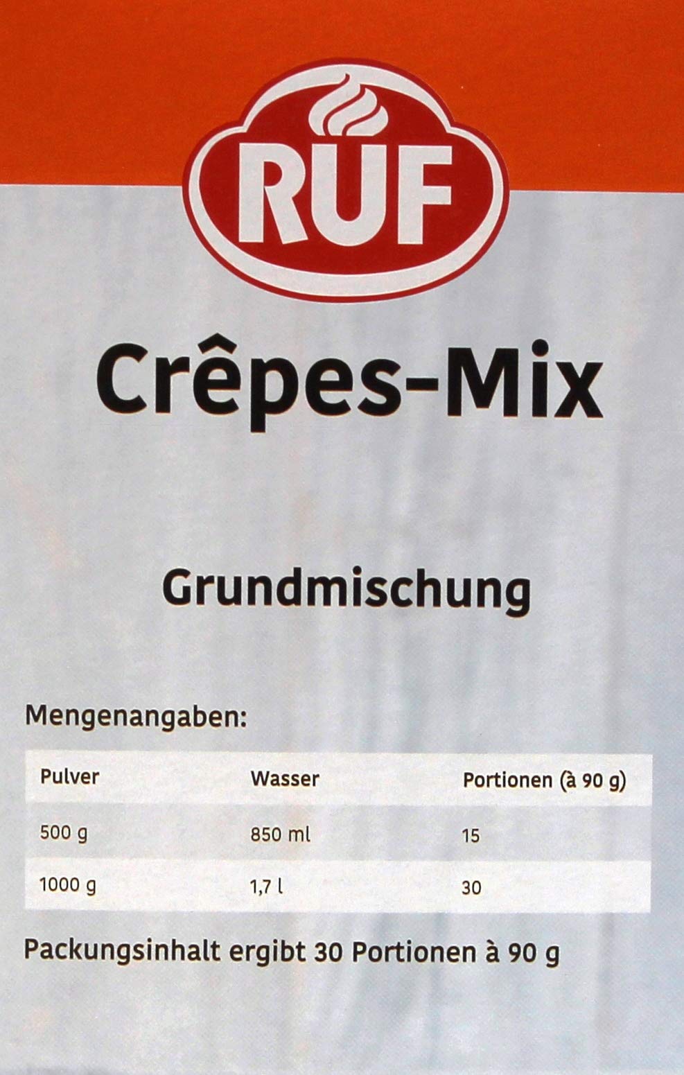 RUF Crepes-Mix Grundmischung, 5er Pack (5 x 1 kg)