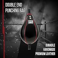 Vista 2 de CLETO REYES Saco de boxeo de doble extremo para entrenamiento de boxeo, entrenamiento de gimnasio, MMA, Kickboxing, Muay Thai