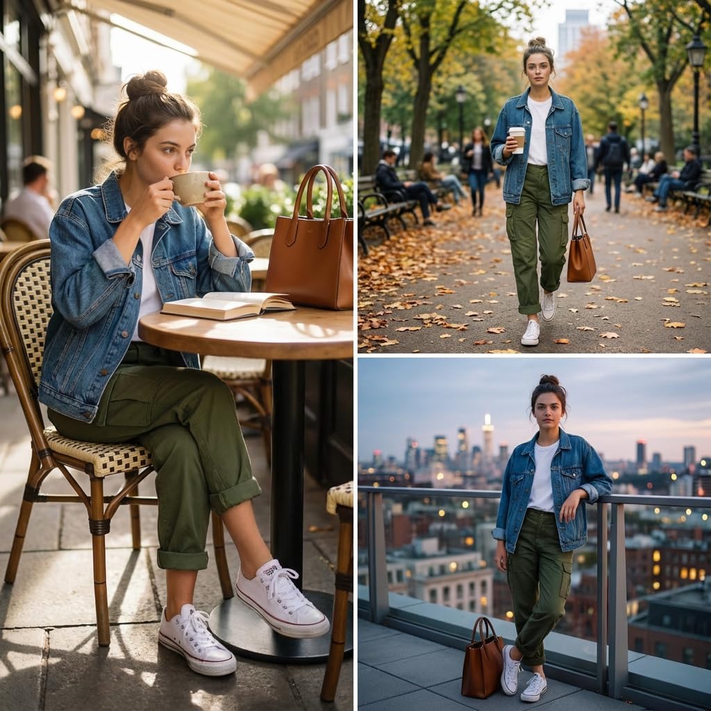 Sobrisah Women Mid-Rise Cargo Pants Heavy Cotton Casual Pants 8 Pockets Regular Fit/Plus Size Military Work Trousers - Image 2