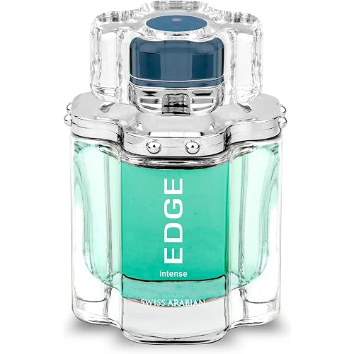 Swiss Arabian EDGE Intense - Luxury Products From Dubai - Long Lasting, Addictive Personal EDP Spray Fragrance - Seductive Signature Aroma - 3.4 Oz