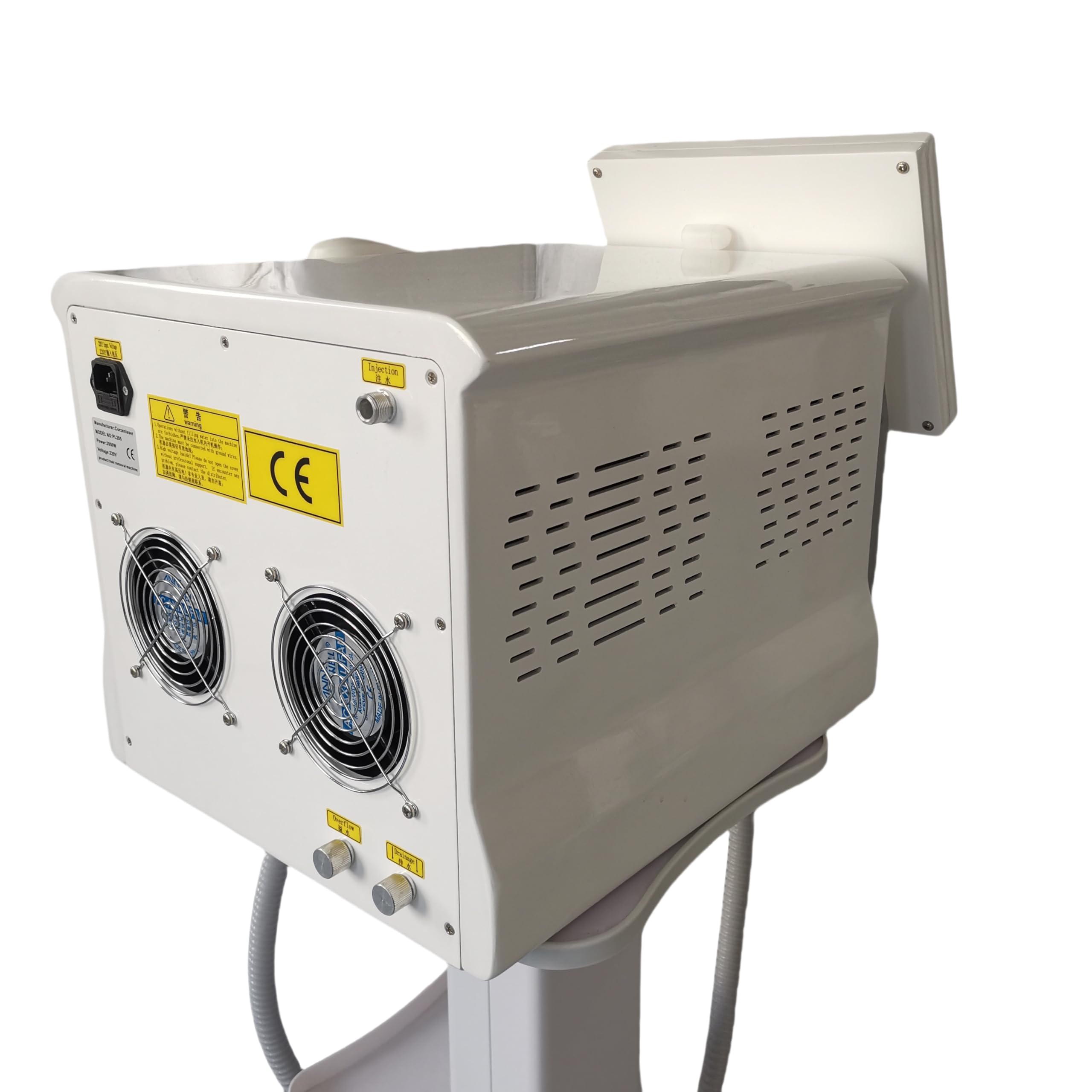 Macchina professionale di depilazione del laser a diodi con tre lunghezze d'onda, 755 808 1064nm, depilazione e macchina di ringiovanimento della pelle Rimuovi i peli del corpo