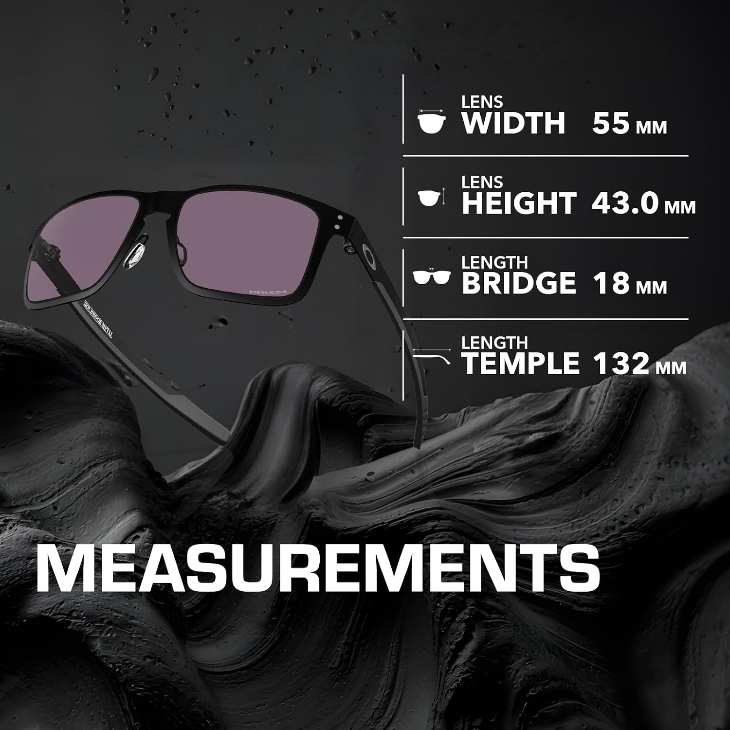 Oakley HOLBROOK METAL OO4123 Square Shape Sunglasses With Official Eyewear Kit