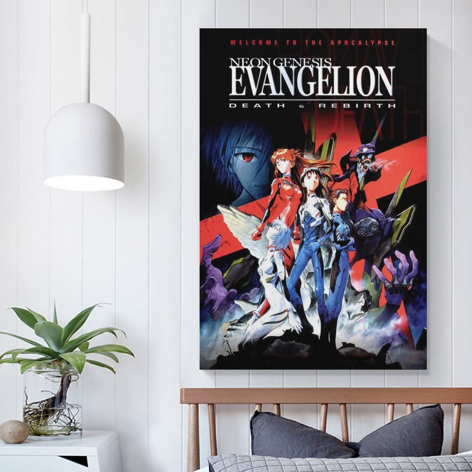 Neon Genesis Evangelion Death Rebirth Anime Poster for Room