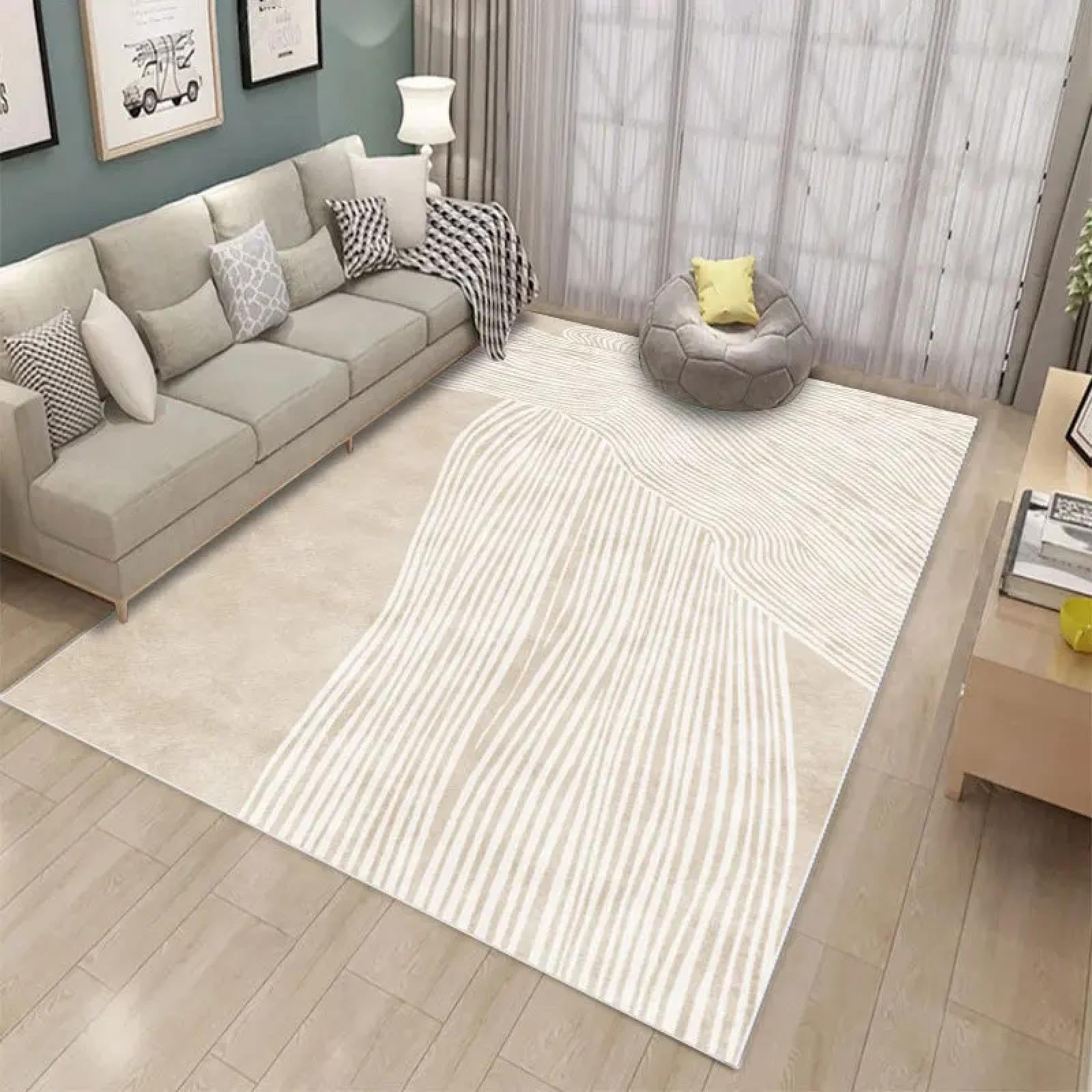Tapis de salon imitation cachemire rose pour réchauffer un sol froid de chambre