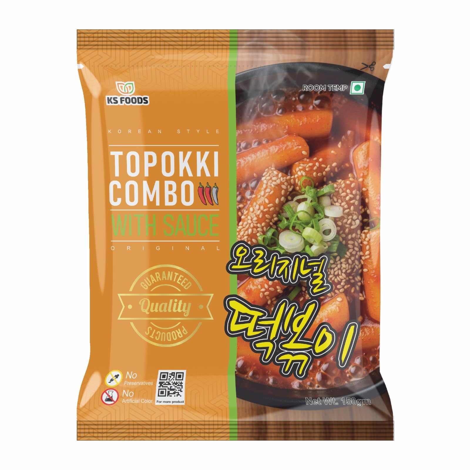 Topokki | Combo with Sauce | 150g | Original Tteokbokki | Spicy Rice Cake Snack | Ready to Cook Korean Street Food | Authentic Flavour | Easy & Quick Cooking | No Preservatives | Party Snack | Instant Korean Dish | Vegetarian | Delicious & Chewy Rice Cakes | Perfect for Home | Imported Taste Made in India | Ideal for Lunch Dinner Snacks | Restaurant Style Taste-image-48