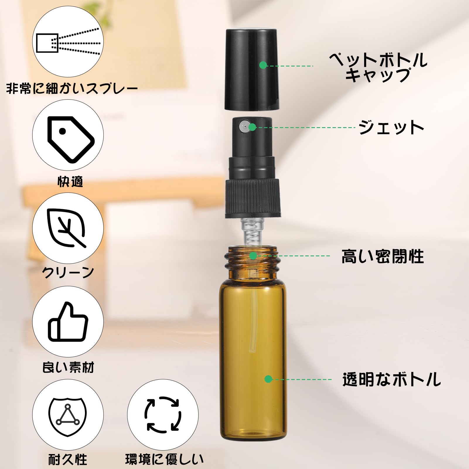 Amazon.co.jp: 香水 アドマイザー 30本セット アトマイザー 香水 