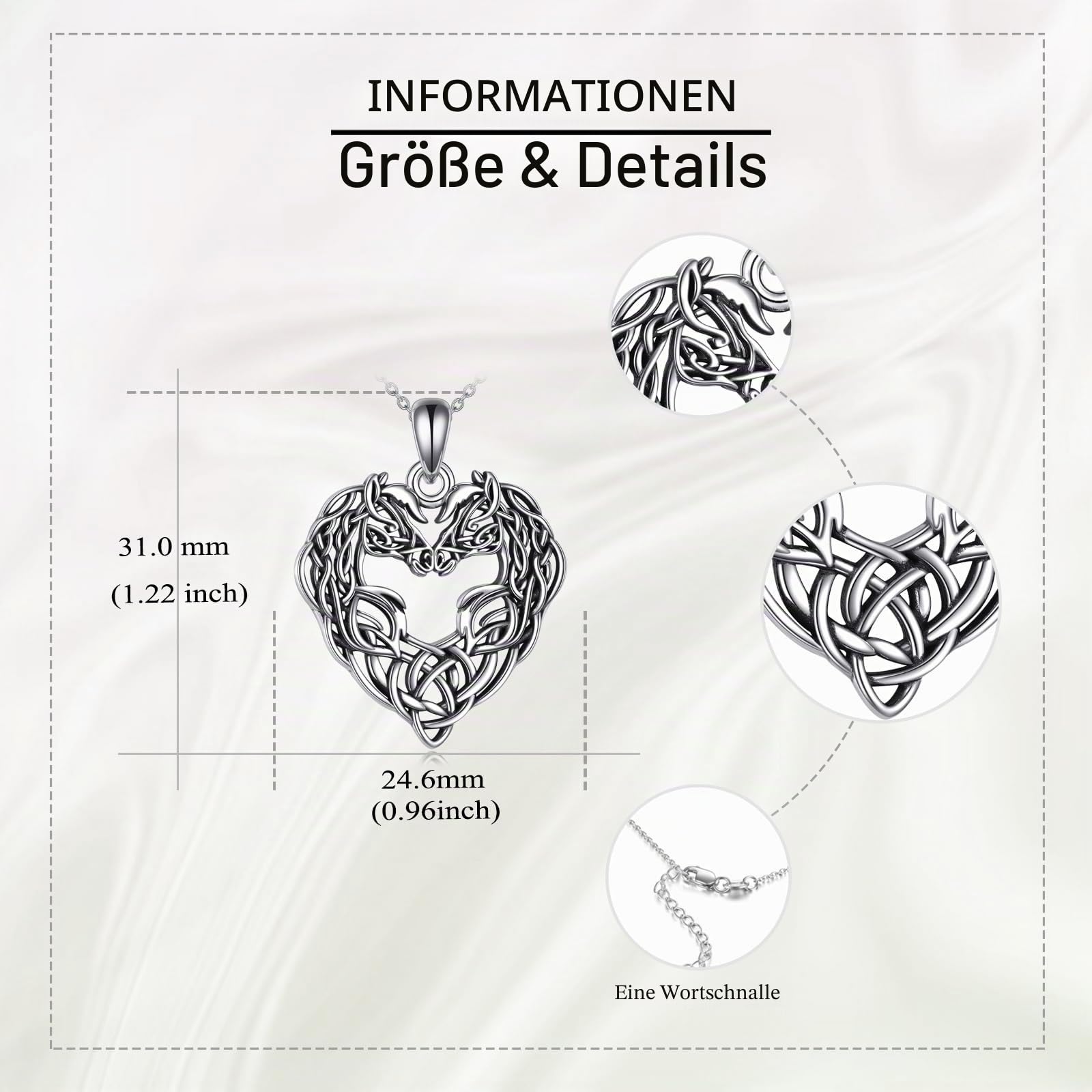 ONEFINITY Panda/Meeresschildkröte/Katze/Eule/Pferd/Waschbär/Fuchs Halskette Tier Anhänger Niedliche Tier Schmuck Geschenke für Frauen