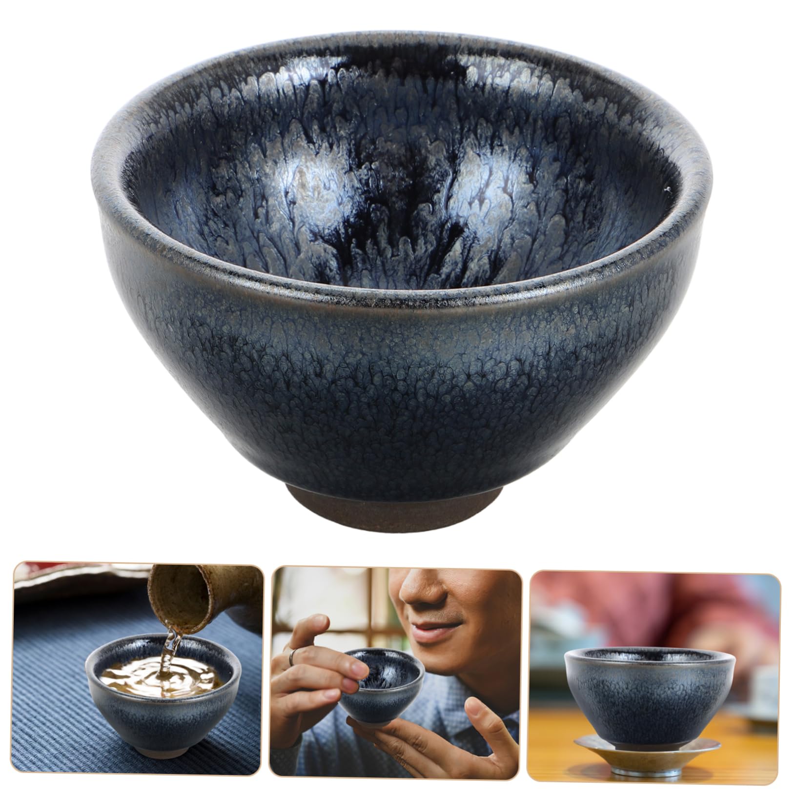 Abaodam Große Chinesische Kung Fu Teetasse aus Keramik, 120cc