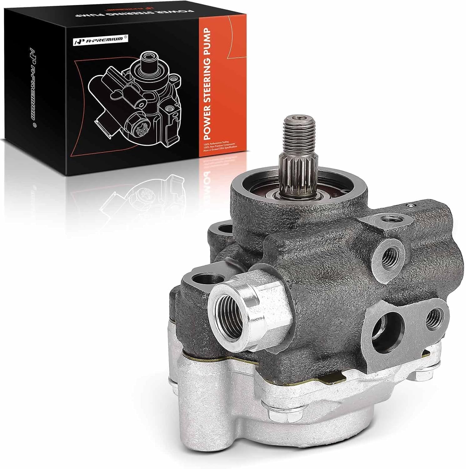 A-Premium Power Steering Pump, Compatible with Toyota Supra 1993-1998, Lexus SC300 1992-2000, V6 3.0L, Replace # 44320-14240