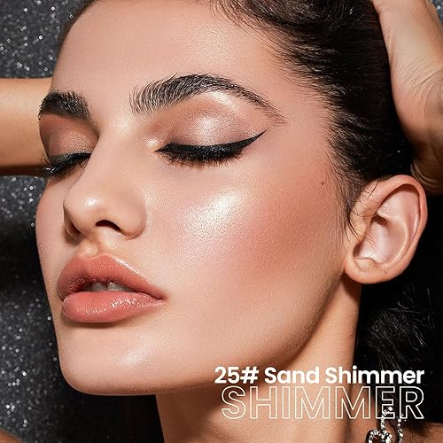 Vista 69 de evpct - Juego a granel de lápices de sombra en crema para ojos, impermeable, brillante, metálico, blanco deslumbrante, gris, plateado, negro