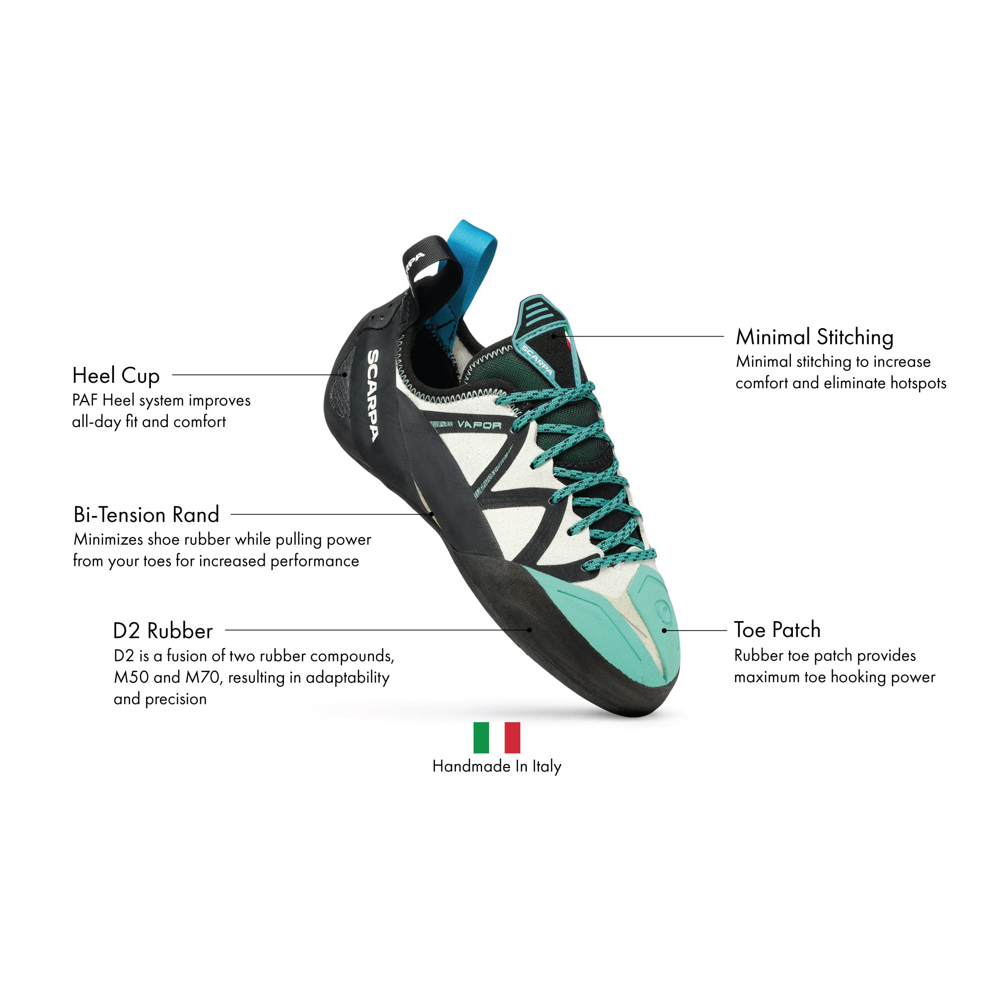 SCARPA Vapore XS Edge, Arrampicata Donna