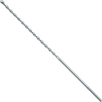 Bosch LBH005 1/4" x 12" Round Hammer Drill Bit - 4X Life, Precise Diamond Tip for Concrete & Masonry