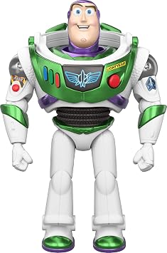 Mattel Disney and Pixar Toy Story 5 Hi-Tech Edition Buzz Lightyear | 7-inch Playscale Interactables Talking Figure, Movie Phrases, Converses with Other Characters in the Line