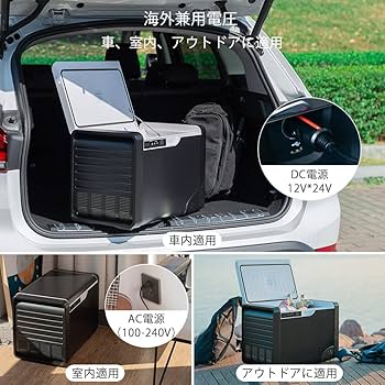 Amazon.co.jp: bamboosang 車載冷蔵庫 冷蔵庫 小型 冷凍庫：急速