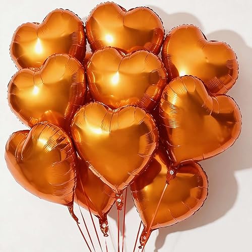 Miniatura 22 de 10 globos de papel de aluminio verde oliva en forma de corazón de 18 pulgadas, corazón verde retro para baby shower, boda, decoraciones de San 18