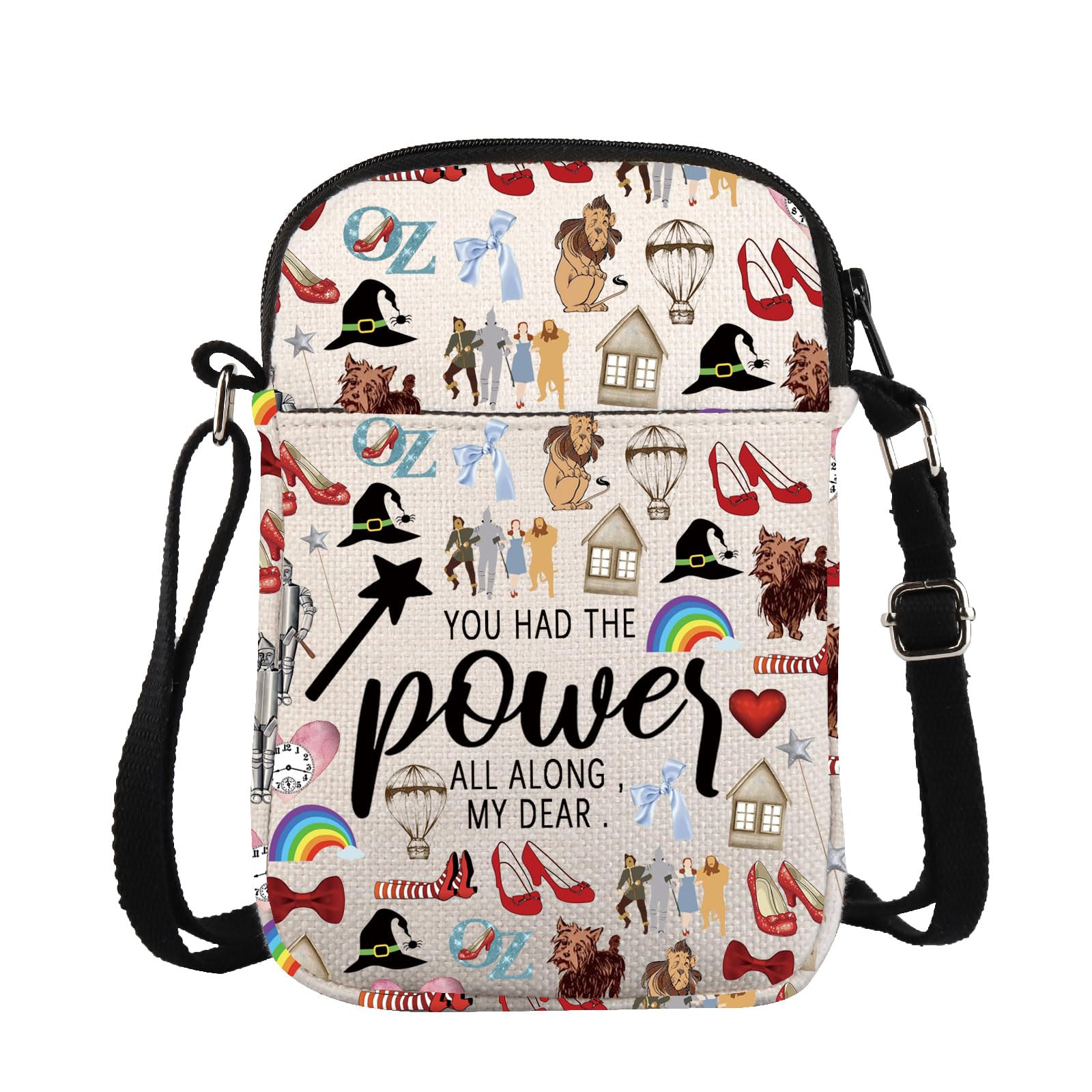 ZJXHPO Wizard TV Show Cross Body Bag You Had The Power All Along My Dear Messenger Bag Cartoon