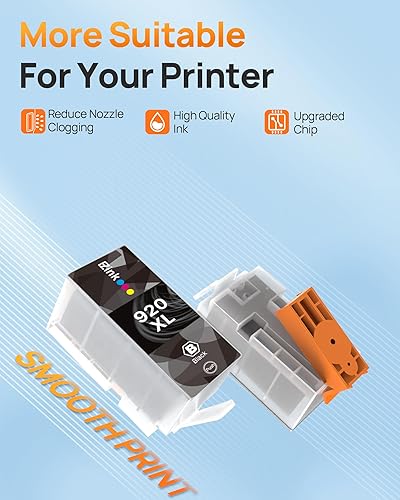 Miniatura 4 de E-Z Ink Paquete combinado de cartuchos de tinta compatibles 920xl de repuesto para impresora HP 920XL 920 para uso con impresora Officejet 6500