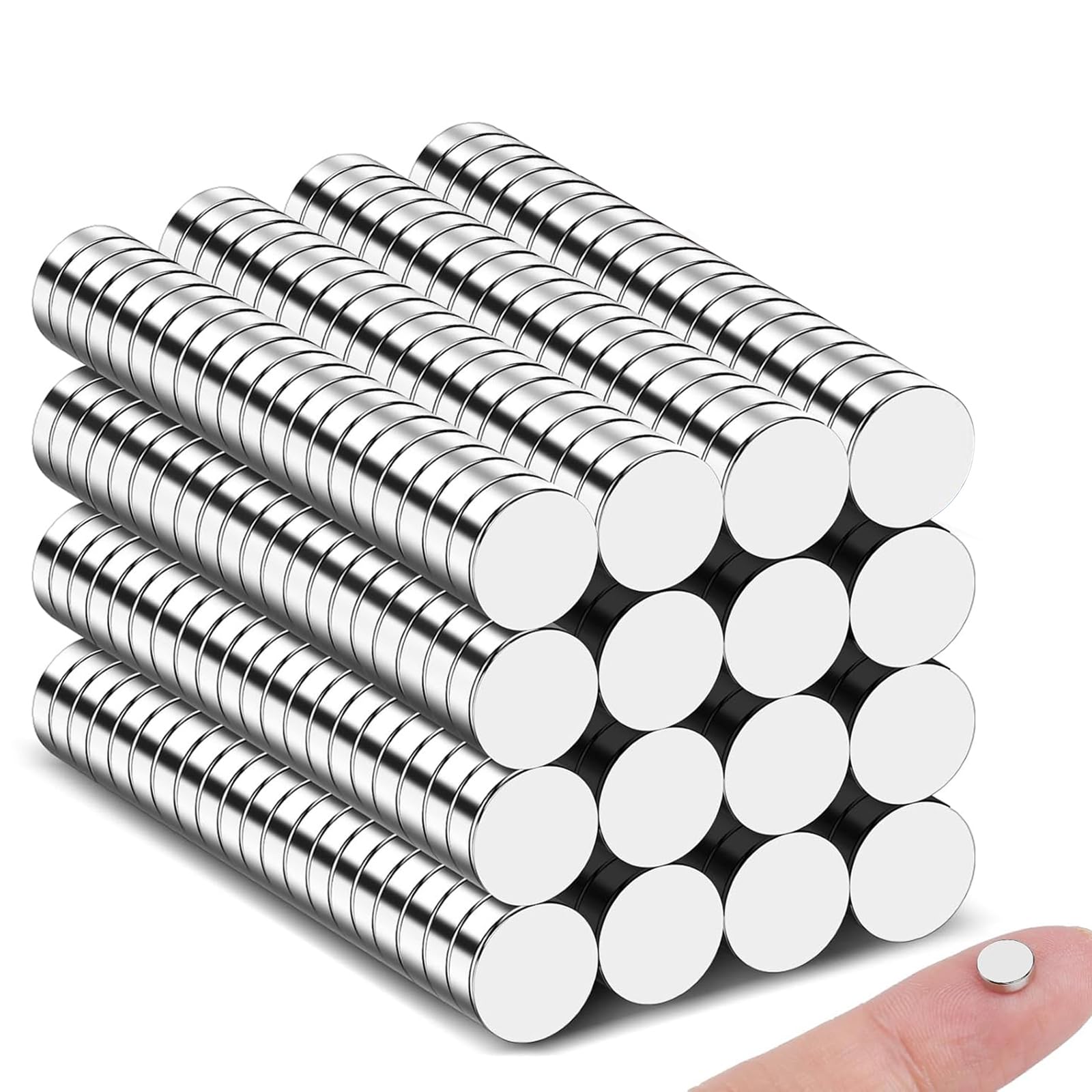 320Pcs Small Neodymium Magnets, 6x2mm Rare Earth Magnet 6x2mm-320p