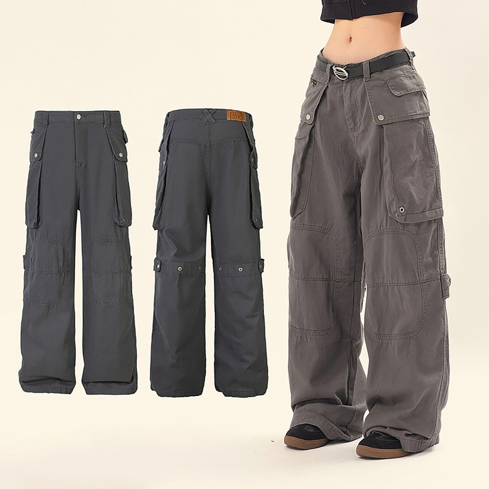 Pantalones cargo para hombre, elásticos, multibolsillos, pantalones de senderismo, pantalones de trabajo de algodón, pantalones de correr, pantalones de trekking, militares, ropa de calle