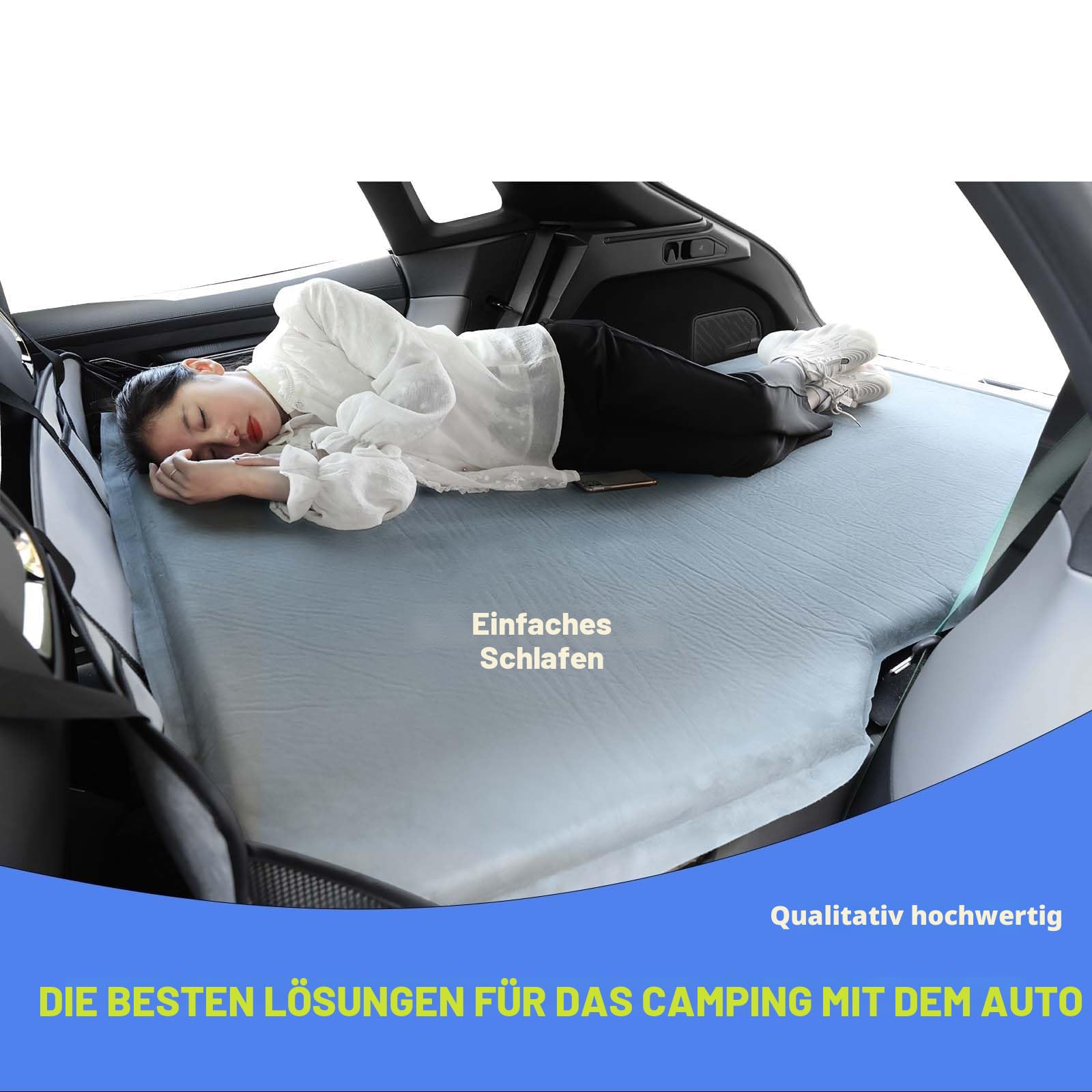Car Back seat Bridge, Support the Camping air Mattress of the car Boot and extends the Back seat to give Dogs More Space, for Tesla Model Y, RAV4, CRV, X-Trail, Outback Most SUVs, MPV