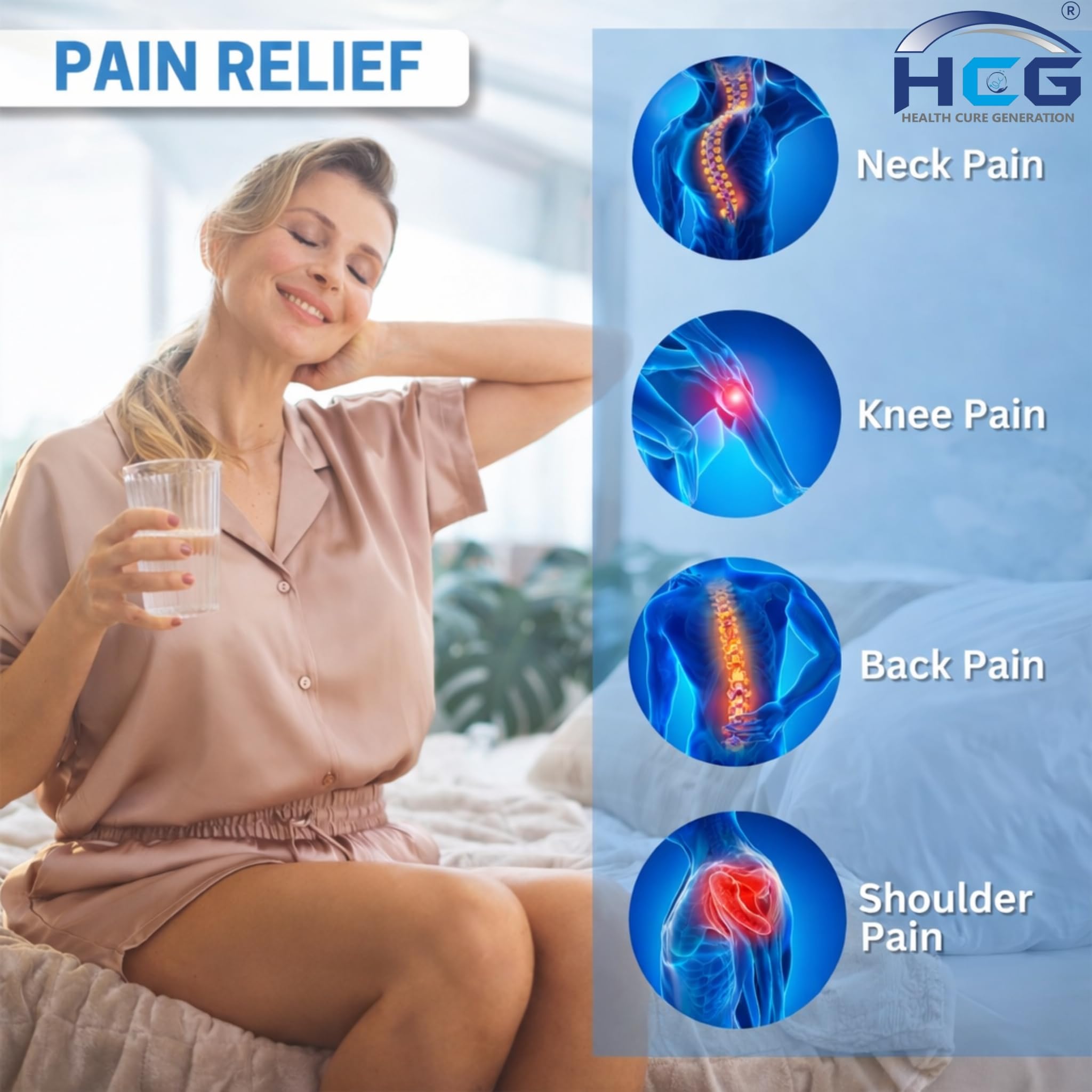 HCG Infrared Heat Therapy Bulb 150W E27 Medical Grade 250V | Orthopedic Pain Relief Lamp | Made in India Infrared Bulb for Muscle Aches & Joint Therapy 4