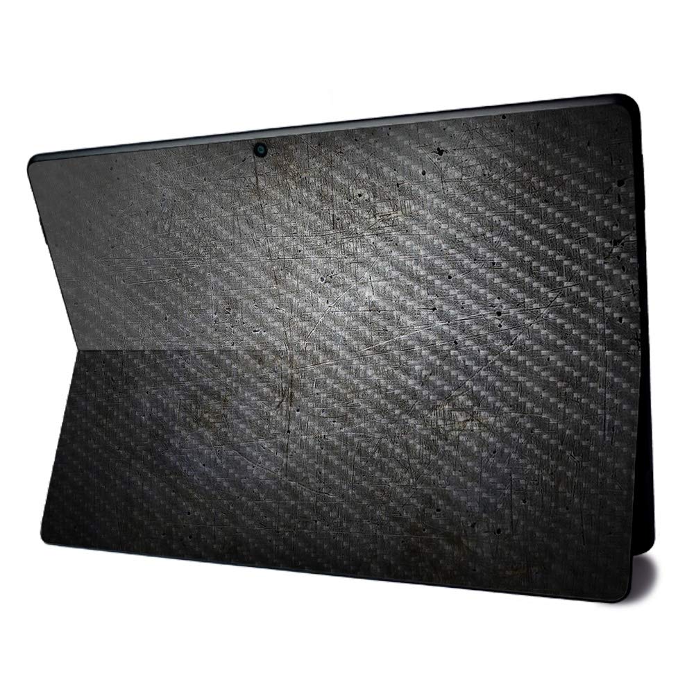 MightySkins Carbon Fiber Skin for Microsoft Surface Pro X - Scratch Up | Textured Carbon Fiber Finish | Easy to Apply, Remove, and Change Styles | Made in The USA