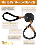 lynxking Slip Lead Dog Leash 6 FT x 1/2 inches Strong Heavy Duty Dog Rope Leash Braided Comfortable Handle for Small Medium Large Dogs