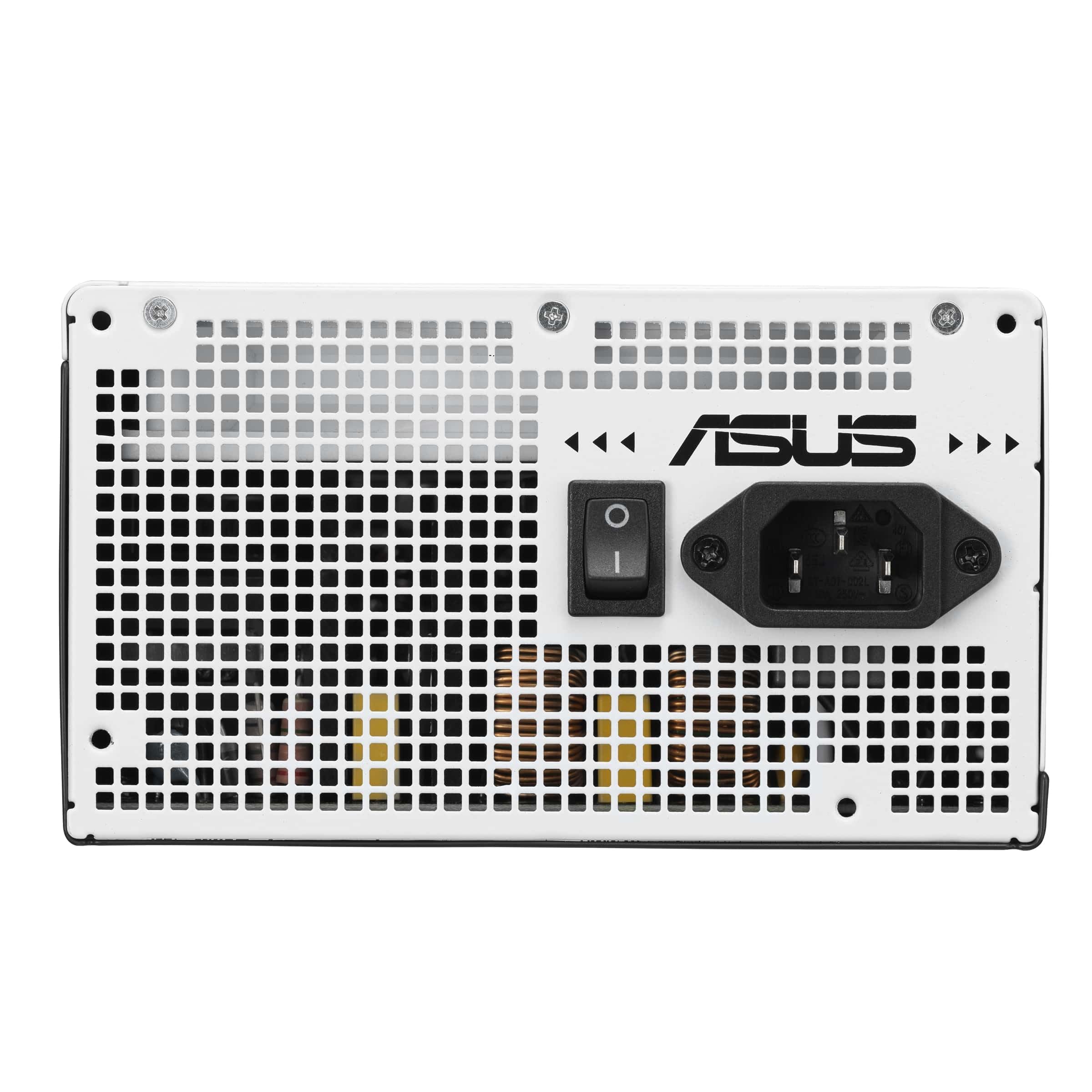 ASUS Prime 750W Gold, Alimentatore Modulare per PC, 750W di Potenza, PCle Gen 5.0, 80 Plus Gold, Standard ATX 3.0, Ventola con Doppio Cuscinetto a Sfera, Bianco, PRIME-750W-GOLD