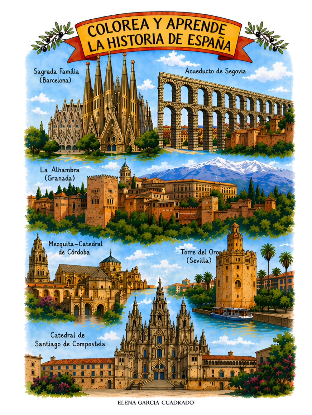 Colorea y aprende la historia de España