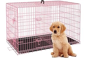 BestPet Adjustable Dog Crate for growing puppy